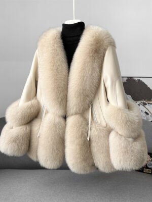 Women's Fur Coat A Young Down Jacket Thickened To Keep Warm