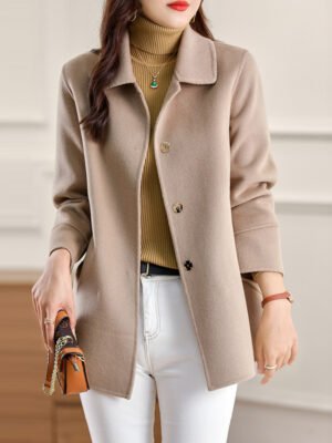 Women's Fashion Double-sided Cashmere Wool Coat